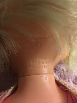 Ideal Vintage Velvet Chrissy Blonde Doll With Pink Dress Extra Purple Dress 3