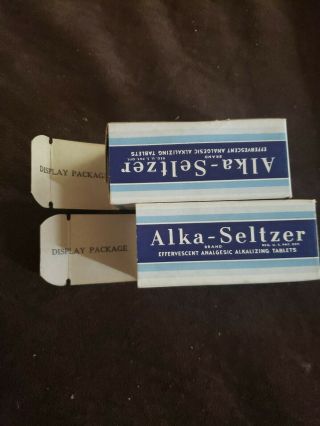 Vintage Alka - Seltzer Display Box