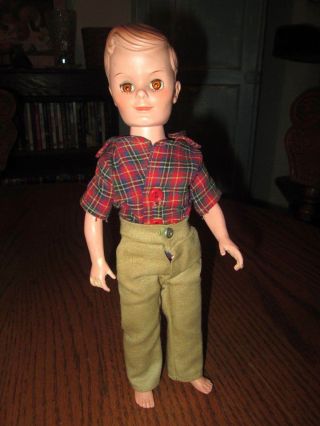 Vintage Uneeda Teen Boy Bob Vinyl Doll