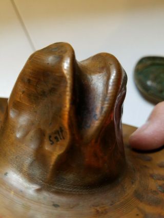 Cowboy Hat Copper Tray Solid Cigar/Cigarette Ashtray/Holder Vintage Heritage 2