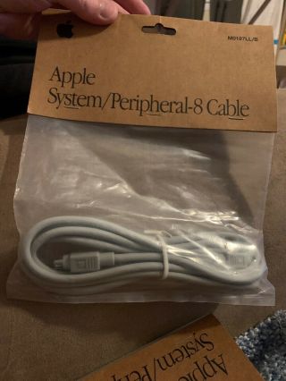 Vintage Apple Computer Peripheral 8 Cable M0197ll/b
