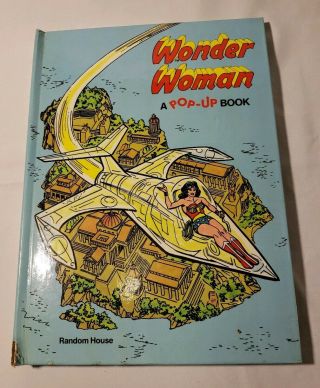 Vintage 1980 Wonder Woman Pop Up Book In.
