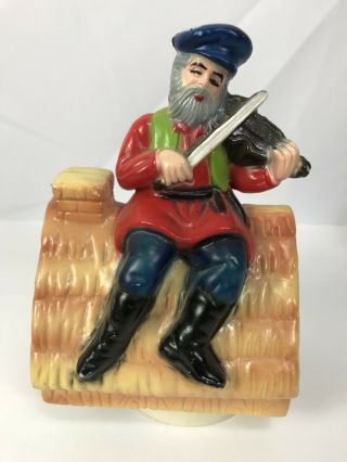 Vintage Fiddler On The Roof " Music Box Plays If I Were A Rich Man Plastic