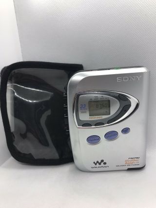 Vintage Sony Walkman Cassette Player Fm/am Weather Band Wm - Fx290w W/case