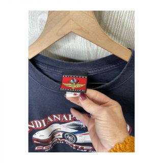 Vintage Indianapolis Motor Speedway 500 Brickyard Authentics Men ' s Medium Shirt 2