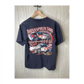 Vintage Indianapolis Motor Speedway 500 Brickyard Authentics Men ' s Medium Shirt 3