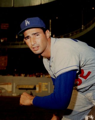 Sandy Koufax - Los Angeles Dodgers - 8x10 Color Photo - Hall Of Fame