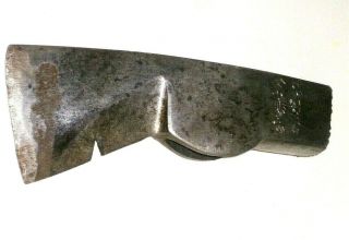 Vintage Collins Legitimus Small 13 Oz.  Carpenter Roofer Axe Head With Hammer