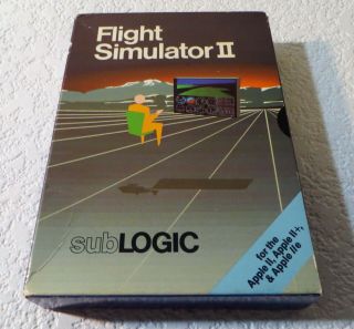 A2 - Fs2 Flight Simulator Ii Apple Ii Ii,  Iie Vintage Computer Game Sublogic 1983