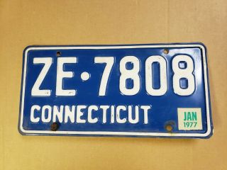 Vintage Connecticut License Plate 1970 