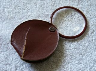 Vintage Bausch & Lomb B&L Folding Pocket Magnifying Spy Glass Magnifier 3
