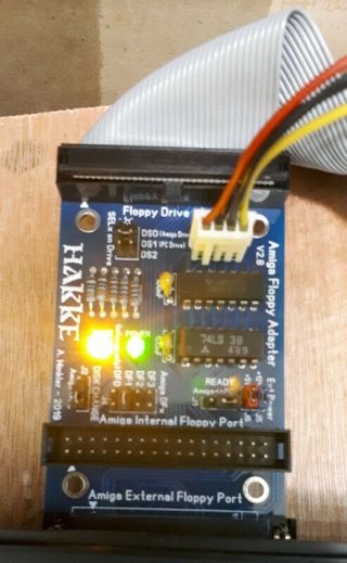 Amiga Floppy Drive Adapter - PCB v2.  9 only - for internal / external connection 3