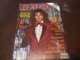 Vintage Hit Parader Mag,  Apr 1985 Ozzy,  Van Halen,  Leppard,  Scorpions,  Ac/dc,  Ratt