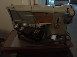Vintage Heavy Duty Singer 328k Sewing Machine 60 
