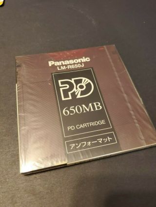 Panasonic Pd Cartridge 650mb Lm - R650j Rare Vintage Blank Data