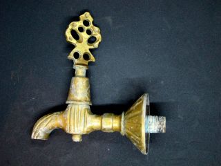 Vintage Brass Fountain,  Sink Tap Or Faucet.  Ottoman Style.