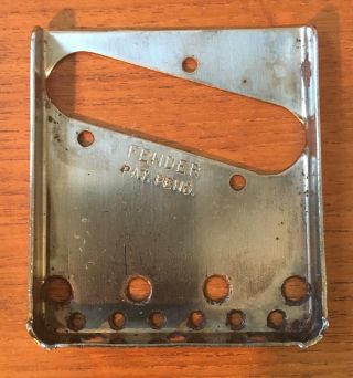 Older Vintage Fender Telecaster Bridge Plate