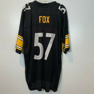 Keyaron Fox Rare Pittsburgh Steelers Size Xl Rbk Reebok On Field Vintage Jersey