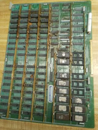 D2716 Ic Prom Motherboard Vintage Computer Board Gold Scrap Collectors Q4