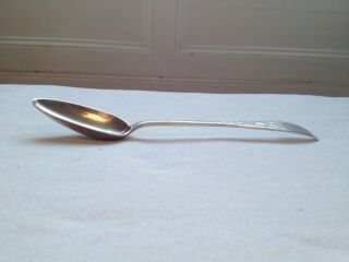 Very Unusual 18th Century American Solid Silver Spoon With French Hallmarks