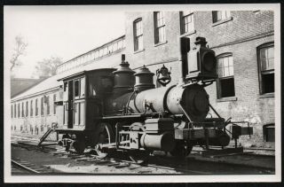 Vintage Postcard Size Photo Railroad Locomotive 2 S Manchester Connecticut 1936