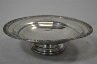 Vintage Sterling Silver.  925 Footed Candy/nut/compote Dish 79g