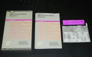 Vintage Ibm Assistant Home Solutions Personal Computer Software Productivity