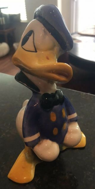 Vintage American Pottery Disney Donald Duck Figurine