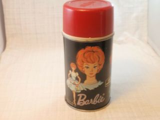 Vintage 1965 Barbie - Midge - Skipper 8oz.  Thermos No.  2825 -