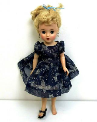 Ideal Miss Revlon Doll 15n Twist Body Blue Dress Vintage 1950 