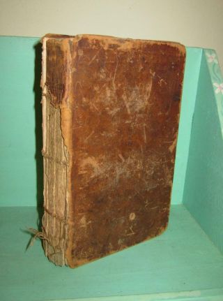 Greek,  Latin Text Old Leather Early,  Rare 1804 Aesop 