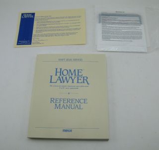Home Lawyer By Hyatt Legal Services Vintage Software 5.  25 Disks Meca