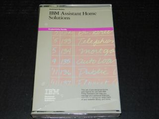 Nos Vintage Ibm Assistant Home Solutions Personal Computer Software Productivity