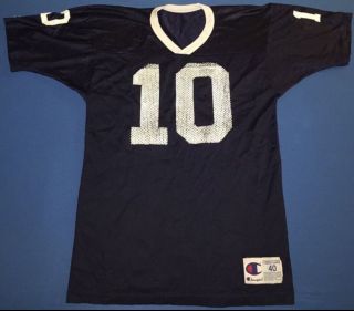 Vintage 90s Champion Ncaa Penn State Nittany Lions Mens Football Jersey Size 40