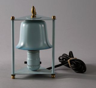 Vintage Art Deco Machine Age Atlas Bell Lamp Diminutive Cute Streamlined Fine Nr