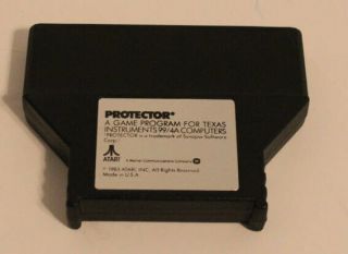 Vintage 1983 Texas Instruments Ti - 99 4a Computer Cartridge,  Protector - Atarisoft