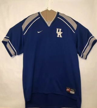 University Of Kentucky Wildcat Nike Baseball Like Jersey Size Xxl