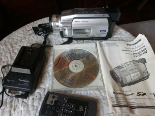 Panasonic Pv - Dv402d Minidv Digital Video Vintage Palmcorder With Remote/instruc