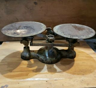 Vintage Antique Cast Iron Jacobs Brothers York Scale No.  2