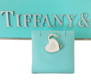 Tiffany & Co.  Sterling Silver 925 I Love You Padlock Heart Lock Charm Pendant