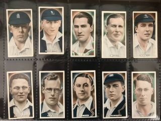 Ardath Cricket,  Tennis & Golf Celebrities 1935 Full Set