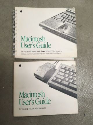 Apple Macintosh User’s Guide For Powerbook Duo 210 And 230