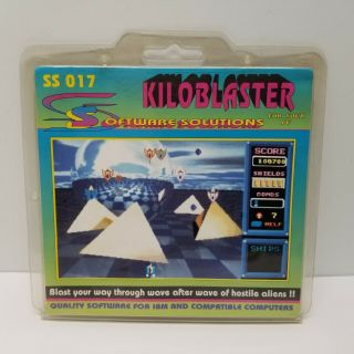 Kiloblaster,  Software Solutions 5.  25 Floppy Ibm Pc Ss017 Vintage