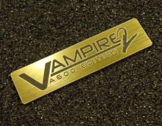 Commodore Amiga 600 Vampire 2 Label / Logo / Sticker / Badge 49 X 13 Mm [410d]
