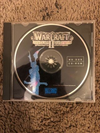 Warcraft 2 Ii Tides Of Darkness Pc Ms - Dos 1995 Cd - Rom Disc