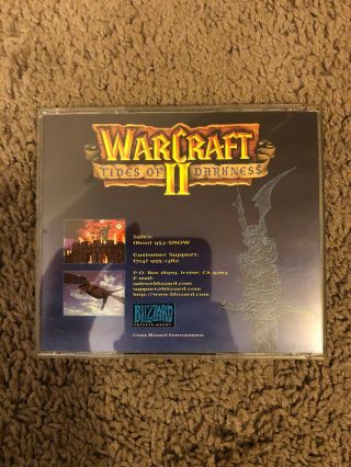 Warcraft 2 II Tides of Darkness PC MS - DOS 1995 CD - Rom Disc 2