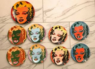 Marilyn Monroe - Andy Warhol Vintage Pop Art Plates And Mugs Dish Set
