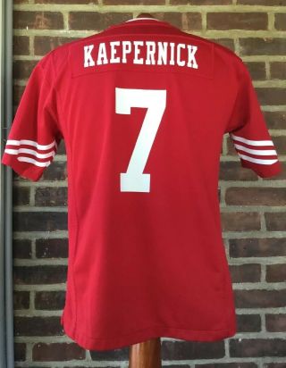 Reebok San Francisco 49ers Colin Kaepernick Youth Jersey Size Large 14/16