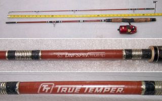True Temper 63l Uni - Spin Multi - Tip (2 - Piece) Rod And Reel Combination 6’6 " Rod