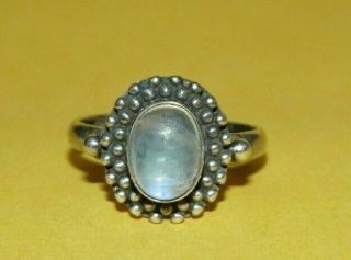 Vintage Designer " Southwestern " Sterling Silver 925 W/ Labradorite Ring Size 6